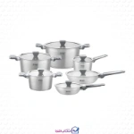 سرویس قابلمه 12 پارچه استیل ام جی اس مدل CWS5110