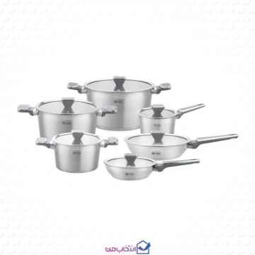 سرویس قابلمه 12 پارچه استیل ام جی اس مدل CWS5110 