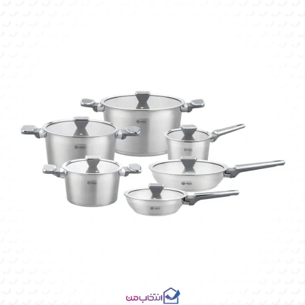 سرویس قابلمه 12 پارچه استیل ام جی اس مدل CWS5110
