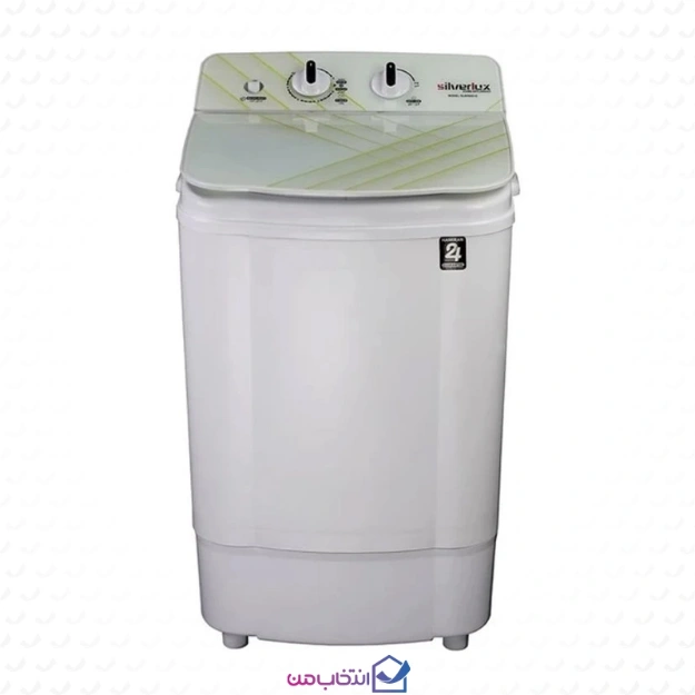 مینی‌ واش 4 کیلوگرم سیلور لوکس درب شیشه مدل SLW500-G