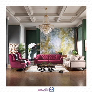 مبل راحتی 8 نفره ایپک یولی مدل رزا 
