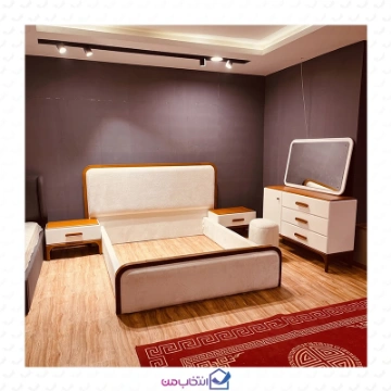 سرویس خواب دو نفره 160 ماکا چوب مدل روژین 