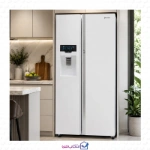 خرید یخچال و فریزر ساید بای ساید هوشمند اسنوا مدل 2S3Di-S100