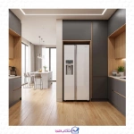 خرید یخچال و فریزر ساید بای ساید هوشمند اسنوا مدل 4ARS3Di-L300 