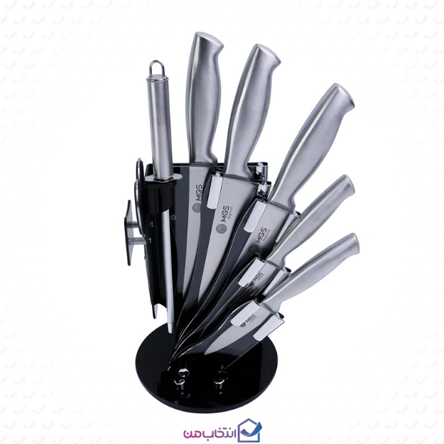 سرویس کارد 9 پارچه تمام استيل ام جی اس مدل KS-9016S