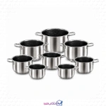 خرید قابلمه سافینوکس مدل سه لایه استیل لیزری
