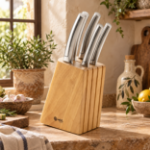 خرید سرویس چاقو آشپزخانه 6 پارچه ام جی اس مدل 3KS-6012
