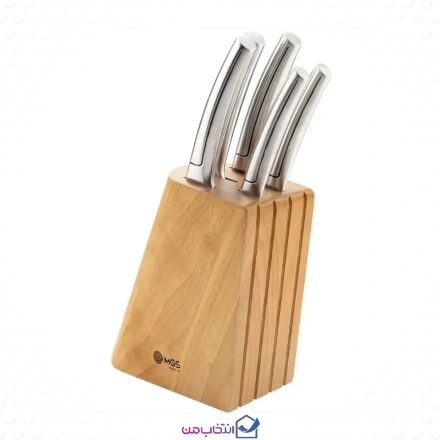سرویس چاقو آشپزخانه 6 پارچه ام جی اس مدل KS-6012