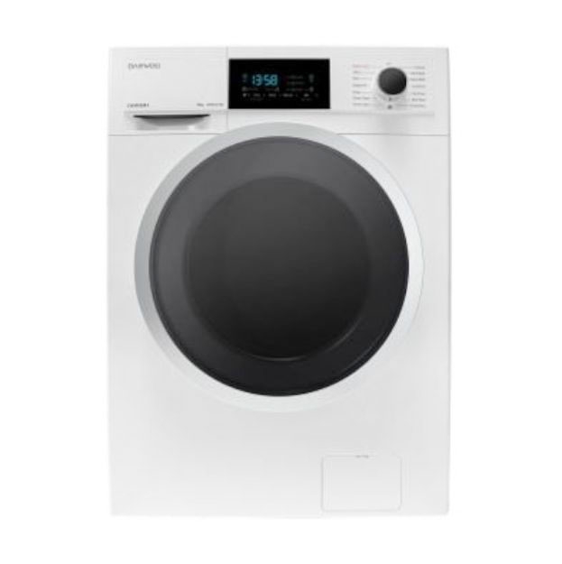 تصویر  ماشین لباسشویی دوو مدل DWK-8100 ظرفیت ۸ کیلوگرم رنگ سفید