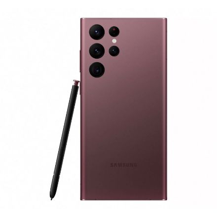 تصویر  گوشی موبایل سامسونگ مدل Galaxy S22 Ultra 5G دو سیم کارت ظرفیت 256 گیگابایت و رم 12 گیگابایت نسخه اسنپدراگون - پک هند - رنگ قرمز تیره