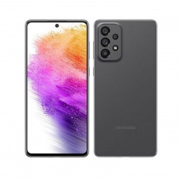 تصویر  گوشی موبایل سامسونگ مدل Galaxy A73 5G  دو سیم کارت ظرفیت 256 گیگابایت و رم 8 گیگابایت - پک هند - خاکستری