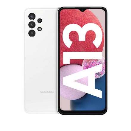 تصویر  گوشی موبایل سامسونگ مدل Galaxy A13  دو سیم کارت ظرفیت 128 گیگابایت و رم 4 گیگابایت - پک ویتنام- سفید