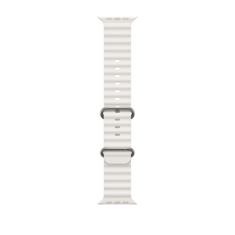 تصویر  ساعت هوشمند اپل مدل Ultra 49mm Ocean Band رنگ سفید