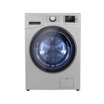 ماشین لباسشویی اسنوا مدل SWM-84S40 ظرفیت ۸ کیلوگرم رنگ نقره‌ای