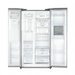 یخچال و فریزر ساید بای ساید دوو مدل DS-3640SS با در باز