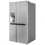 یخچال و فریزر ساید بای ساید دوو مدل DS-3640SS از نمای پهلو
