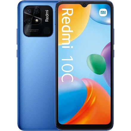 گوشی موبایل شیائومی مدل Redmi 10C دو سیم‌ کارت ظرفیت 128 گیگابایت و رم 4 گیگابایت پک چین رنگ آبی