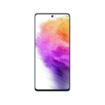 نمای روبرو گوشی سامسونگ Galaxy A73 ظرفیت 256 و رم ۸ رنگ سبز 