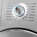 نمای پنل ماشین لباسشویی دوو مدل DWK-PR880S ظرفیت ۸ کیلوگرم