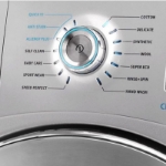 نمای پنل ماشین لباسشویی دوو مدل DWK1-PR980S ظرفیت 9 کیلوگرم