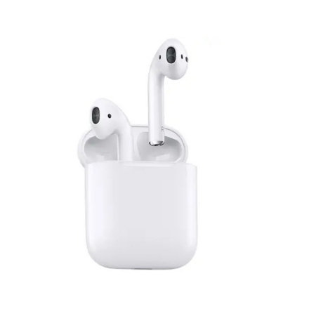 هدفون بی‌سیم اپل مدل AirPods New Generation از نمای روبرو	