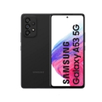 نمای کلی گوشی موبایل سامسونگ مدل Galaxy A53 ظرفیت 256 گیگابایت و رم 8 گیگابای رنگ مشکی	